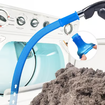 Dryer Vent Cleaner Kit Dryer Lint Vacuum Attachment with Stretch Universal Connector